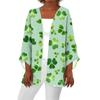 Women's Casual And Fashionable Valentine's Day  Printed Lightweight Mid Length Jacket Cardigan