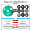 Multifunctional Angle Grinder Composite Cutting Blade Brazing Ceramic Tile Dry Slice Marble Saw Blade Iron Sheet Cutting Tool