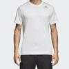Adidas Sports Fitness Round Neck Short Sleeve T-Shirt Men Tops White CW3928