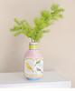 Nightingale and Rose Ceramic Vase: High-End Pastoral Flowers & Birds Ornament for Living Room