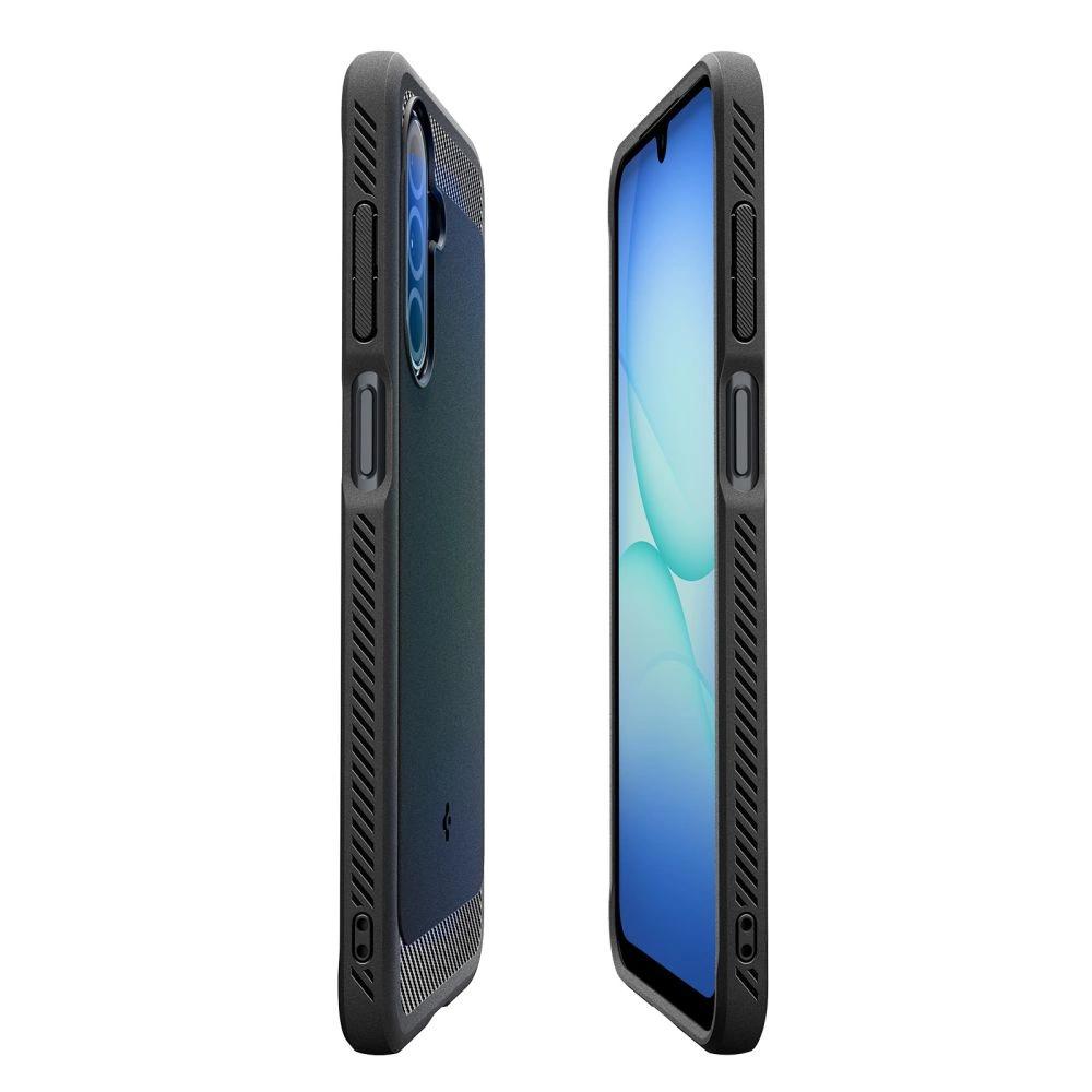 Spigen Rugged Armor Hülle für Samsung Galaxy A17 - mattschwarz