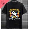 Unisex Funny Padel Tennis Graphic TShirt  Black with White Padel Racket  Ball Design Pure Cotton Casual Short Sleeve Tshirt