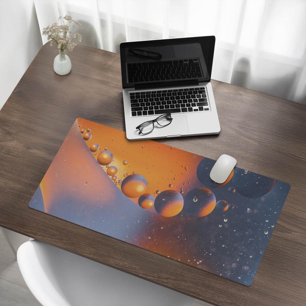 Designer Bubble Abstract Laptop Protective Pad 90x45 cm