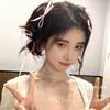Ju Jingyi Style Ballet Bow Hair Clip Set: Ribbon Duckbill Clips for Girls' Braided Hair Accessories