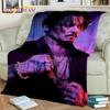 3D-Druck-Serie Johnny Depp Decke, Weiche Überwurfdecke für Zuhause Schlafzimmer Bett Sofa Picknick Reise Büro Ruheabdeckung Decke Kinder