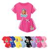 5530 Set Abbigliamento Sportivo T-shirt a Maniche Corte con Stampa Nastya Pantaloncini per Bambine