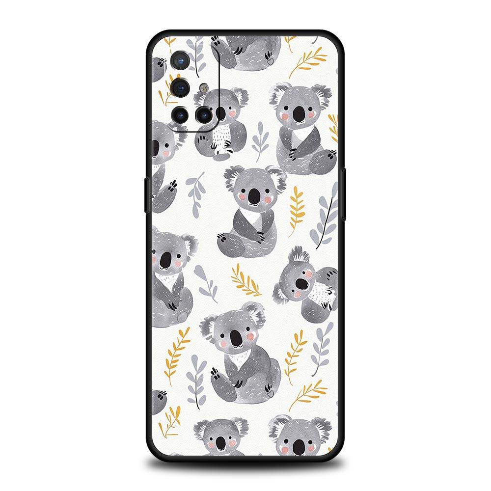 Koala Phone Case For OnePlus 13 12 11 10 9 8 7T Pro 13R 12R 10R 9RT 8T Nord N200 N30 2T CE 2 3 5G Lite Soft Cover