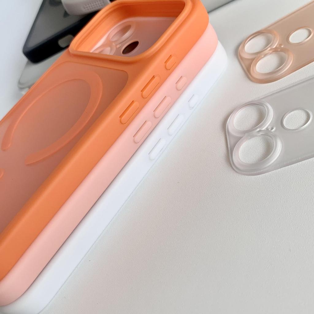 Magnetic Matte Detachable Lens Case for iPhone 17 Pro Max, Skin-Feel, Fits Apple 16 to 15 Models