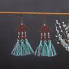 Bohemian Ethnic Tassel Earrings - Tribal Style for Holiday Travel Photography