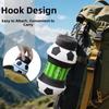 Shockproof Leak-proof Sports Mug Climbing Buckle Sports Water Kettle Drink Ware Telescopic Cup  Gym