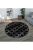 Rovigo Home Waschbarer runder bedruckter Teppich RHM7313-SD1113