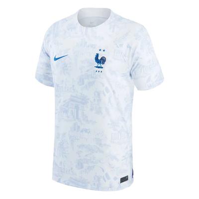 Nike Fff 2022/23 Stadium Away Jersey White/White/White/Game Royal Men Streetwear DN0688-100