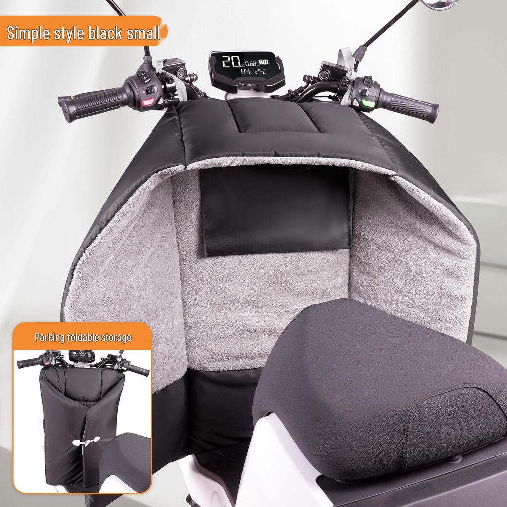 Fleece-Lined Waterproof Winter Motorcycle Windshield Cover