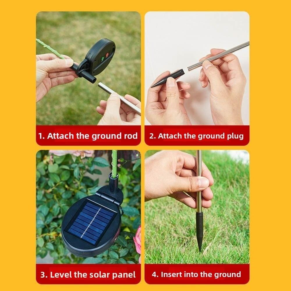 Waterproof Solar Hydrangea Flower Lamp Landscaping Landscape Light Villa Courtyard Landscape Court