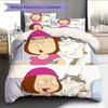 Meg Griffin Pattern Bedding Home Decoration Birthday Gift ( 1 Duvet Cover + 2 Pillowcase, Without Core),fan Merchandise.