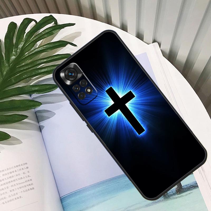 Jesus Christ Cross Funda For Xiaomi Redmi Note 14 13 10 11 12 Pro 11S 12S Case For Redmi 15 13C 12C 10C 14C 15C