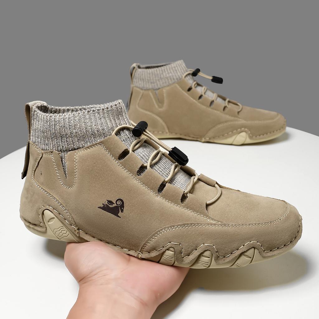 Men's and Women's Shoes Socks Martin Boots High Top Octopus Casual Short Boots Large Size Men's Shoes