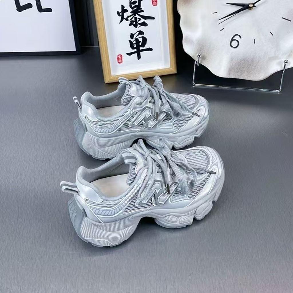 Dad shoes summer new thick-soled small breathable mesh sports and leisure shoes