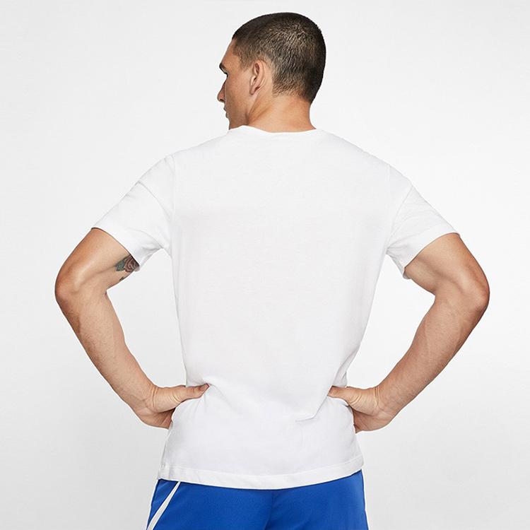 Nike Dri-FIT Crew Solid Training Short Sleeve T-Shirt Men Tops White AR6030-100