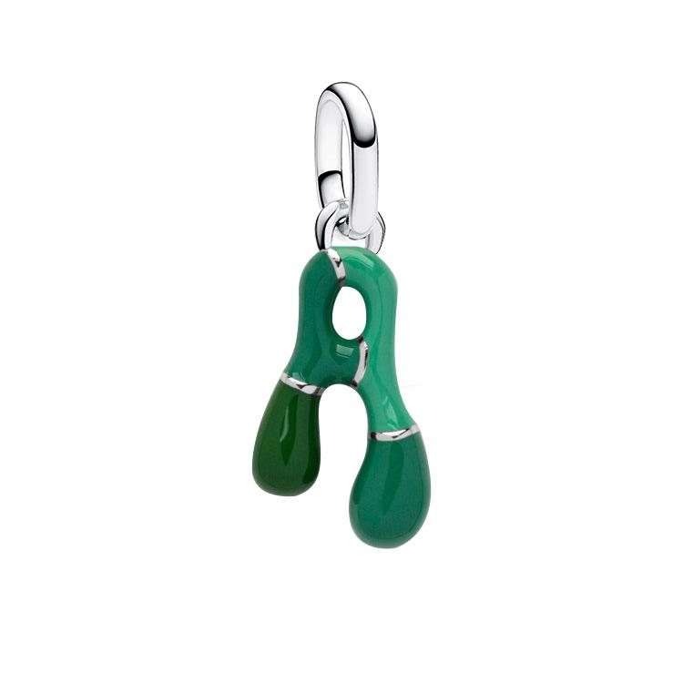 Authentic S925 Sterling Silver Charm Letter Pendant Fit  Bracelet Silver Dangle S925 Charm for Women Jewelry Loved Gift