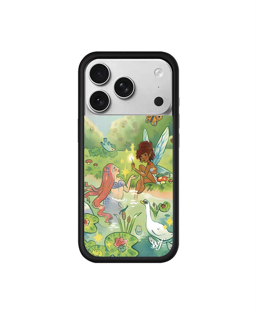 INS 3D WF Wildflower Star Cherry Flowers Phone Case for 17 Pro Max 16 12 13 14 15 Plus 17 Pro Fundas Cute Butterfly Cover Cases
