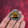 Smycken av tigeröga, hängsmyckessmycken i 925 sterlingsilver, handgjorda hängsmycken med ädelstenar för minnesdagen