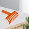 Small Yard Leaf Rake Lightweight 9 Tines Garden Rake Ergonomic Rake for Lawn