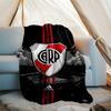 Club Atlético River Plate printed throw blanket—soft,warm;versatile blanket for all seasons—perfect as &air-conditioning throw,nap blanket
