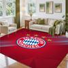 Bayern Munich Design Crystal Velvet Rug Soft Decorative Mat for Bedroom Entrance