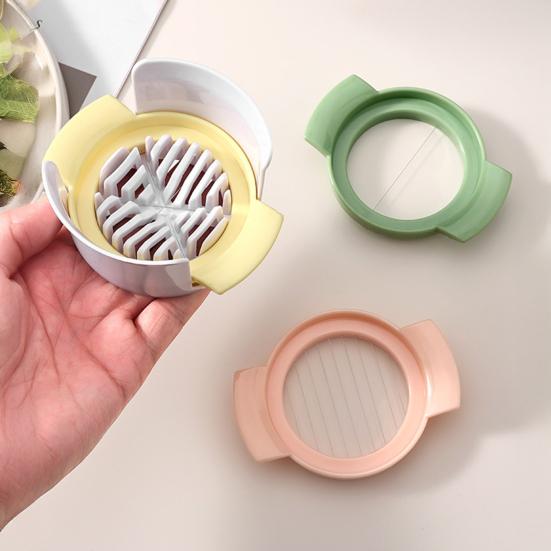 Egg Slicer For Hard Boiled Eggs Stainless Steel Egg Cutter