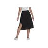 Adidas Originals Adicolor Solid Pleated Elastic Waist Casual Long Skirt Women skirts Black HG1091