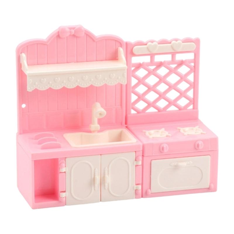 SImulation Miniature Kitchen Cooking Closet Toy For Children Pretend Play Enhances Creativity And Social Skill Improve