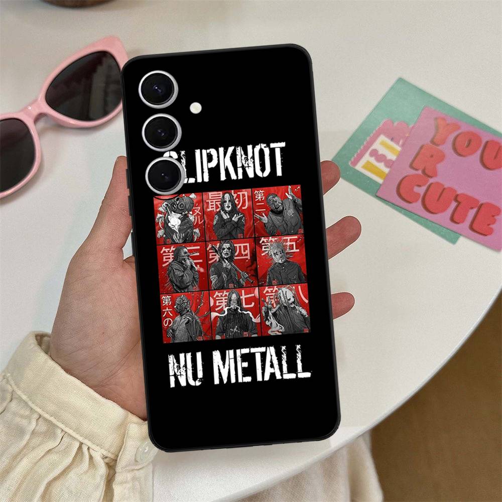 Heavy Metal ROCK S-SlipknotS Phone Case For Samsung S 24 fe 25 Ultra plus 20 lite 21 30 22 23 24 22 Ultra 5G Fundas Samsung S20 Plus 5G