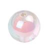 AB Color Two-Tone Transparent Round Beads for DIY Jewelry Making