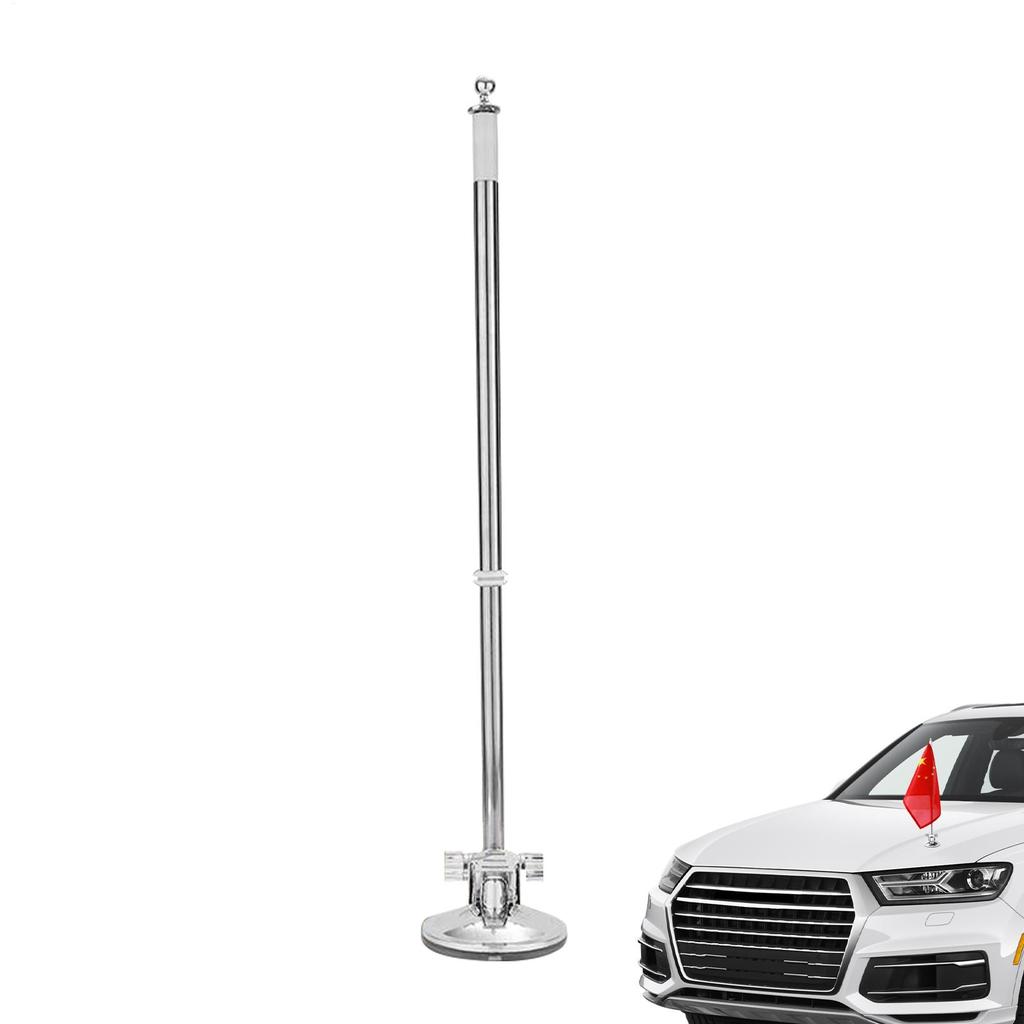 Suction Cup Flag Pole Mount Car Flagpole Mount Bracket Flag Pole Bracket for Car SUV House Truck Flagpole Display Holder Flag