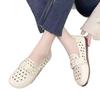 Soft Sole Soft Surface Doudou Shoes New Summer Hole Model Flat Bottom Hollow Shoes Pregnant Women