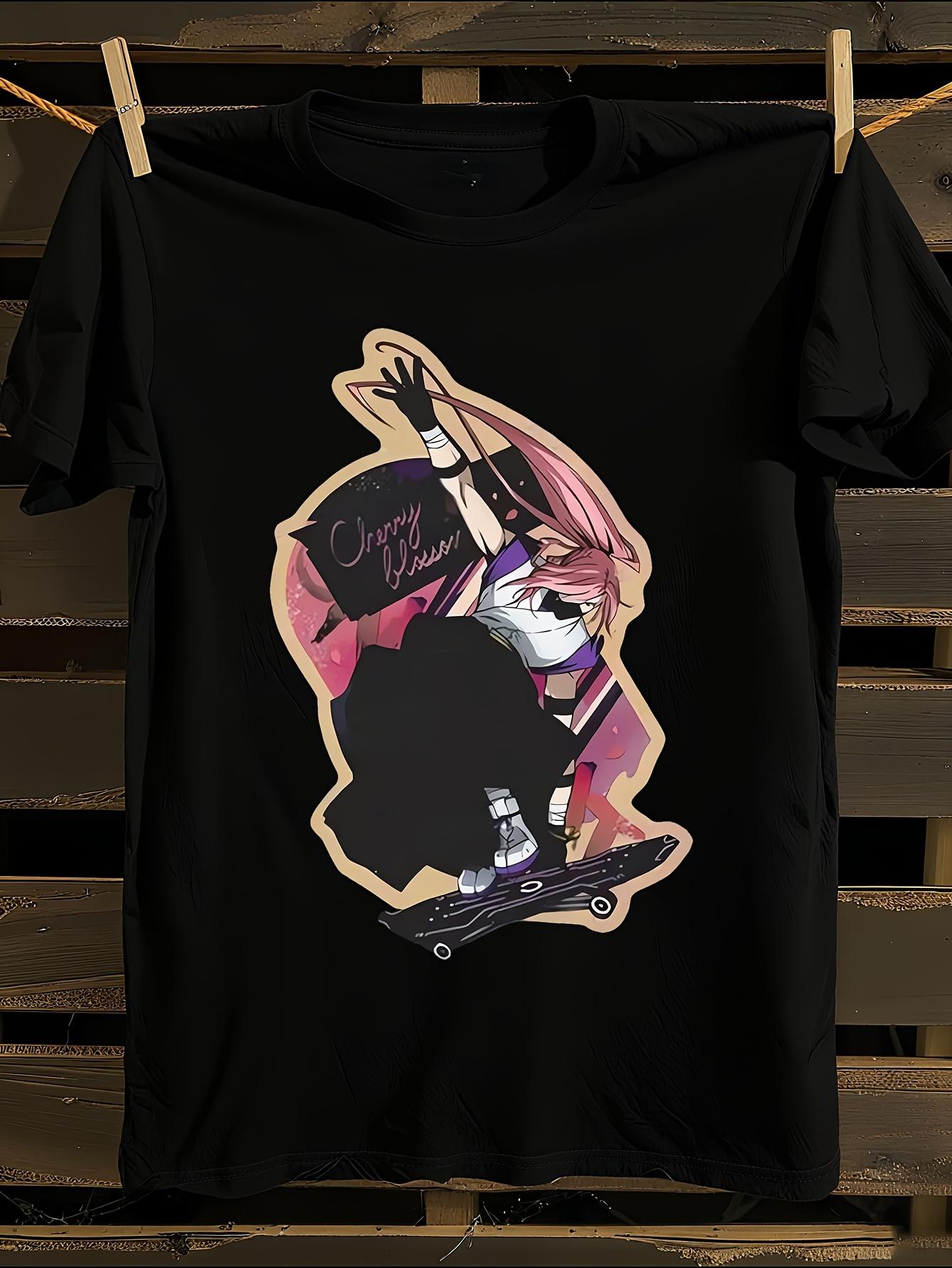 Unisex Black Sk8 the Infinity Anime Tshirt Anime Tshirt S