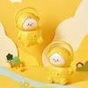 Creative Cute Duck Coin Bank with Key Cartoon Duck Shaped Coins Storage Box Save Money Portable Coin Bank Storage Jar