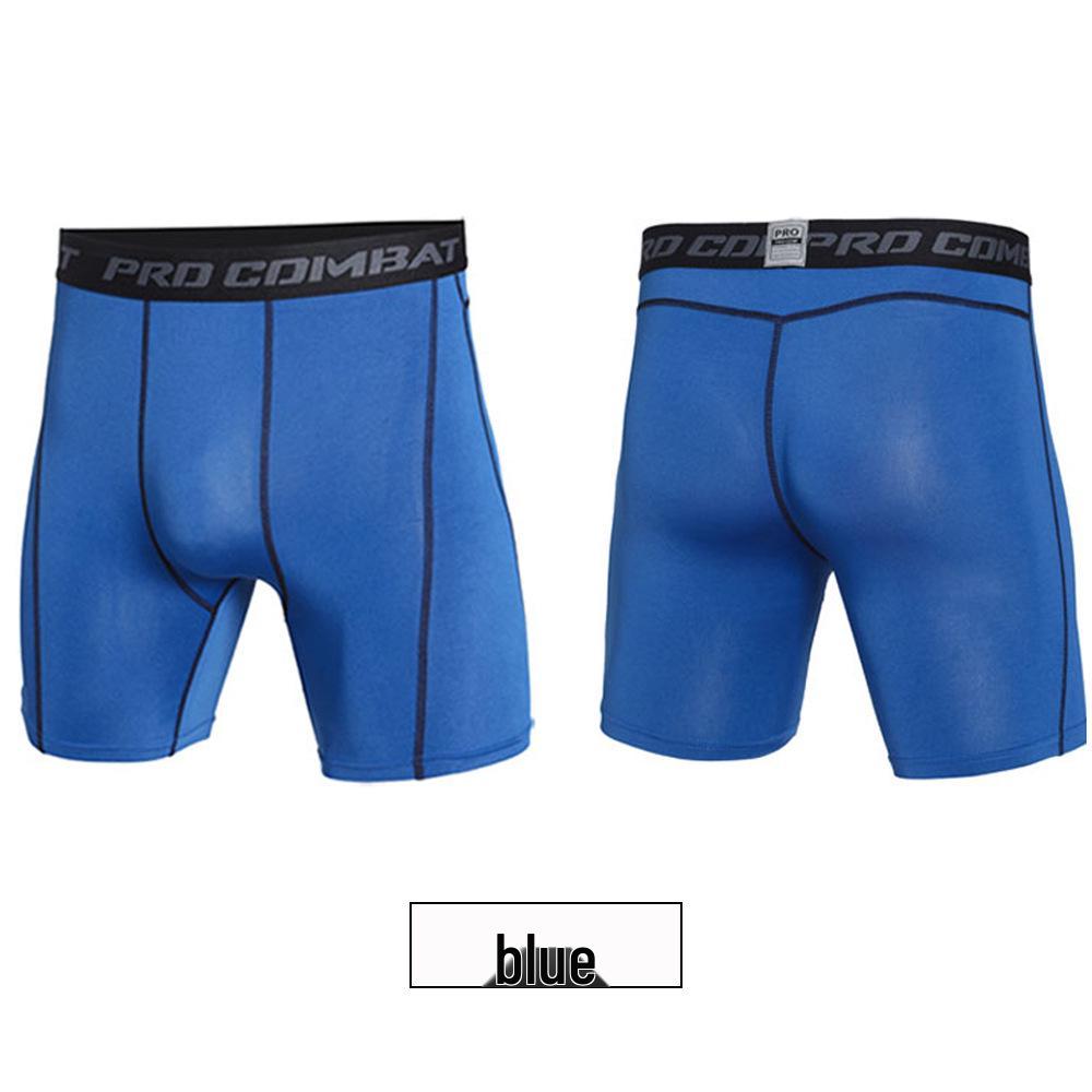 Men's Quick-Dry High-Elastic Basketball Running Shorts 6014: Sweat-Wicking, Tight-Fit Base Layer for Training
