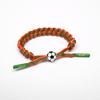 Fußball-Armbänder, verstellbares Charm-Armband, Teamspieler-Freundschaftskordel-Armbänder, Fußball-Fan-Armband für Mädchen und Jungen, Sport-Party-Geschenke