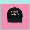 Korean Style Colorful Letter Baseball Cap Cotton Casual Sun Protection Hat For Women