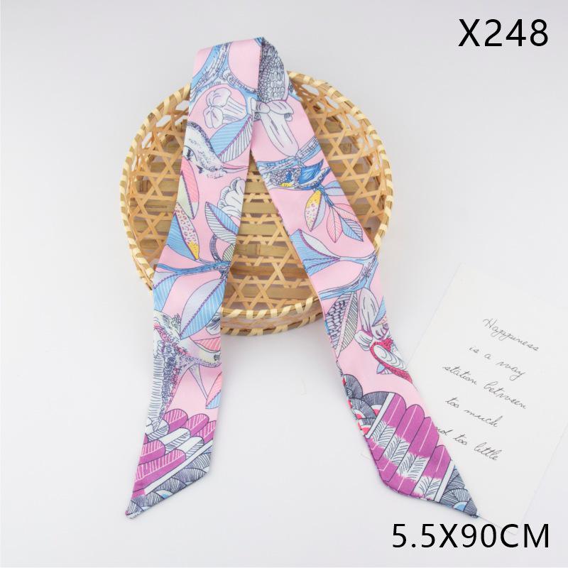 Versatile Vintage Silk Scarf: Hair Tie, Headband, Bag Accessory