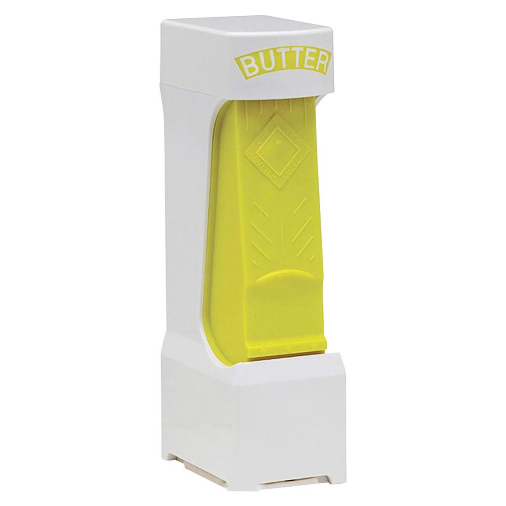 Kráječ másla Zásobník na sýr Oddělovač Tyčinkový Kráječ másla s nerezovou ocelí Jedno kliknutí Žluté Skladování Kuchyňské nářadí Kuchyňské máslo