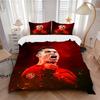 Ronaldo Celebration Moment Print 3Pcs Bedding Setduvet Cover With 2 Bedropillowcase Home Birthday Gift