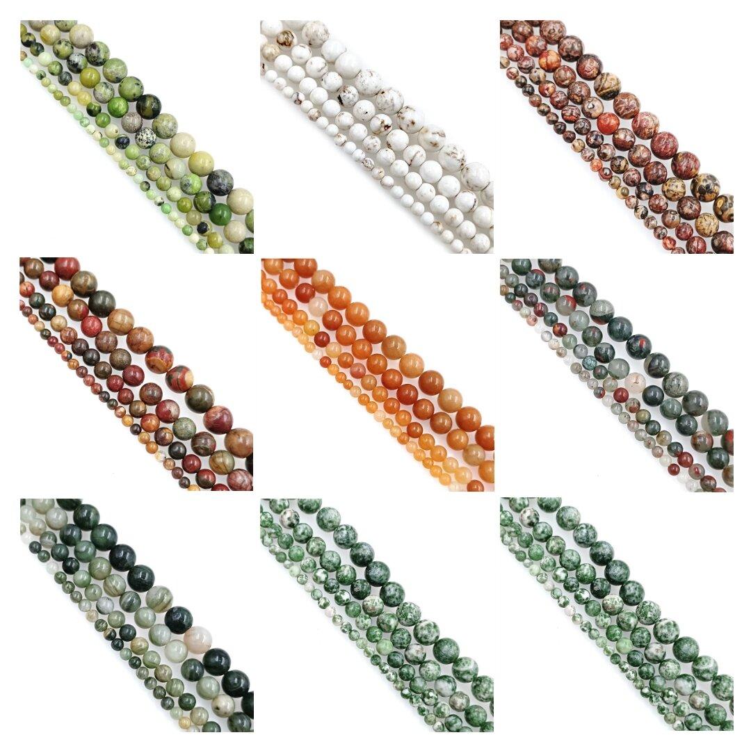 

Beads Material Necklace Natural Original Stone DIY Bracelet Jewelry Accessories A String of Fashion
