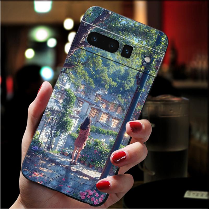Anime Sceneary Art Phone Case For Google Pixel 10 9 Pro XL 9A 8 7 6 Pro Pixel 8A 7A 6A Pixel 8 7 6 5