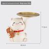 Lucky Cat Storage Tray Ornament