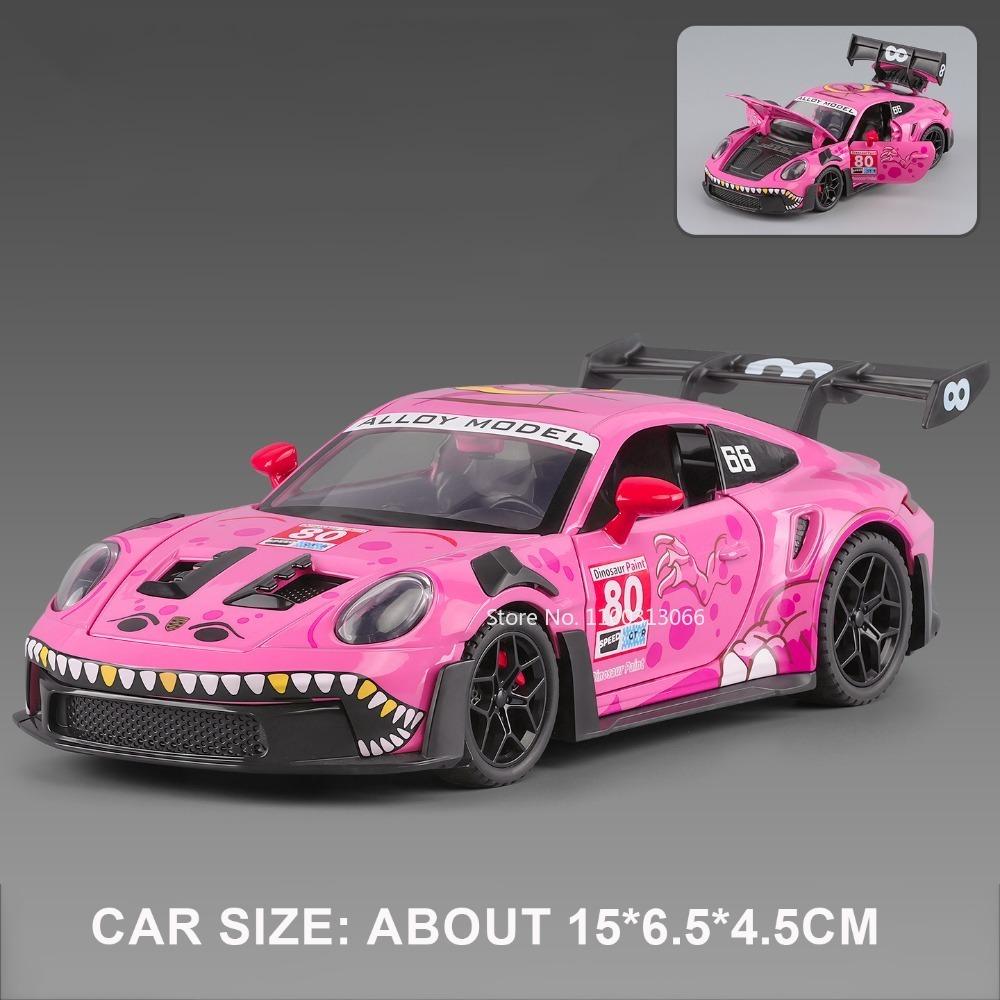 1:32 911 Gt3 Rs Panamera Racing Car Toy Models Alloy Diecast Doors Opened Exquisite Interior Pull Back Ornament Sports Cars Gift