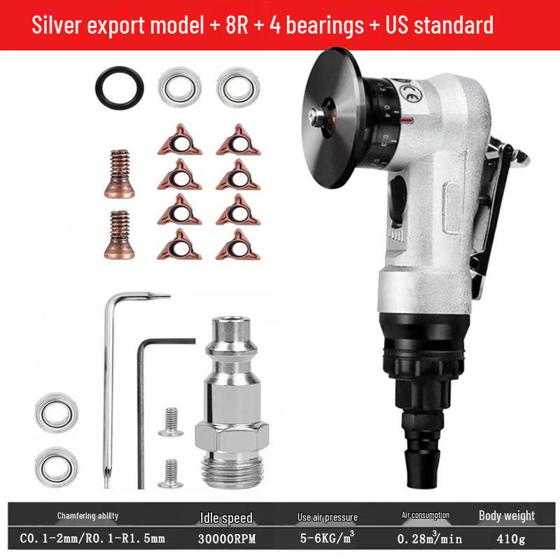 Handheld 45° Pneumatic Chamfering Machine for Metal Deburring