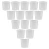 100 st 30 ml Plastmåttbägare Genomskinlig graderad bägare för vätska pulver piller kök labanvändning Skalbehållare